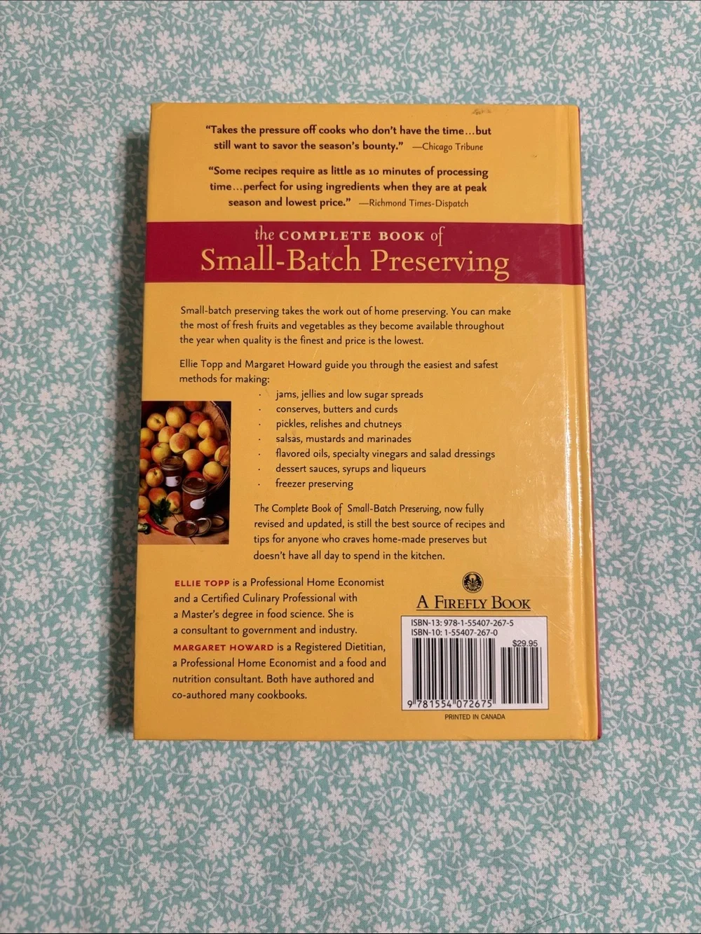 The Complete Book of Small-Batch Preserving Hardcover Cookbook